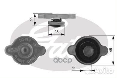 Крышка расширительного бачка Mazda 6/Honda CRV