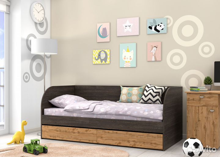 Детская кровать много вариантов расцветки