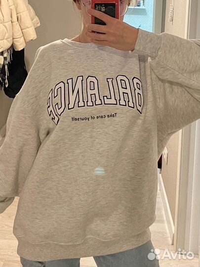 Худи женское оверсайз 42 44