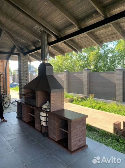 Уличные модульные барбекю зоны