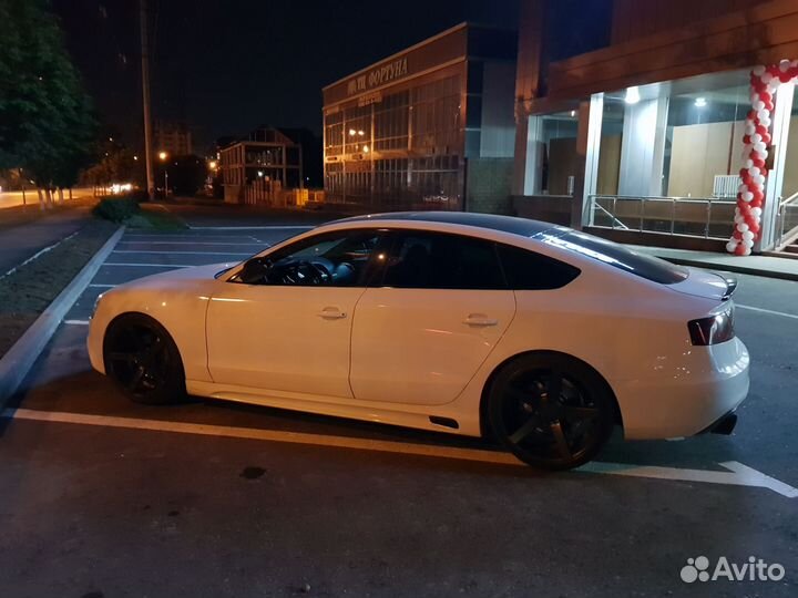 Накладки порогов Rieger Audi A5 2011-2016