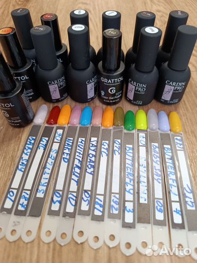 Набор гель лаков бу