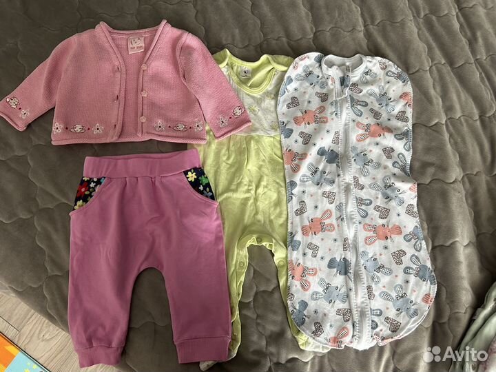 Детские вещи пакетом на девочку 56 -62