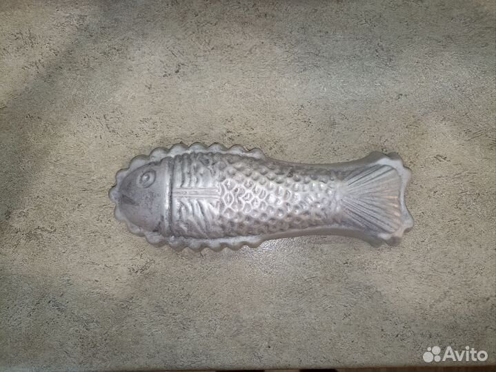 Форма для выпечки кексов Рыба СССР