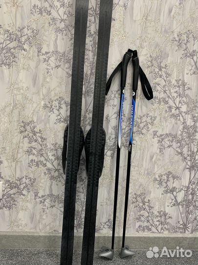 Комплект детских лыж с ботинками