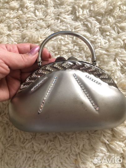 Сумка женская металлик