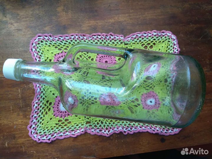 Бутыль стеклянный винтаж 1,75 л