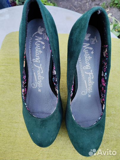 Зелёные туфли 38