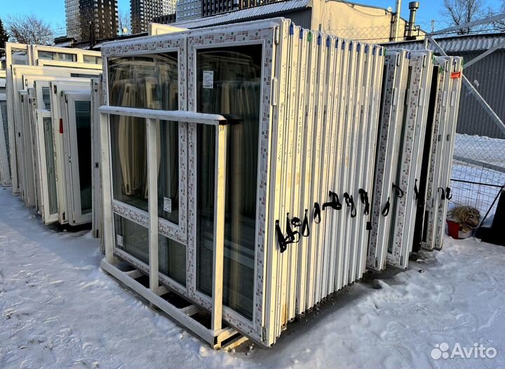 Пластиковые окна и двери бу и новые