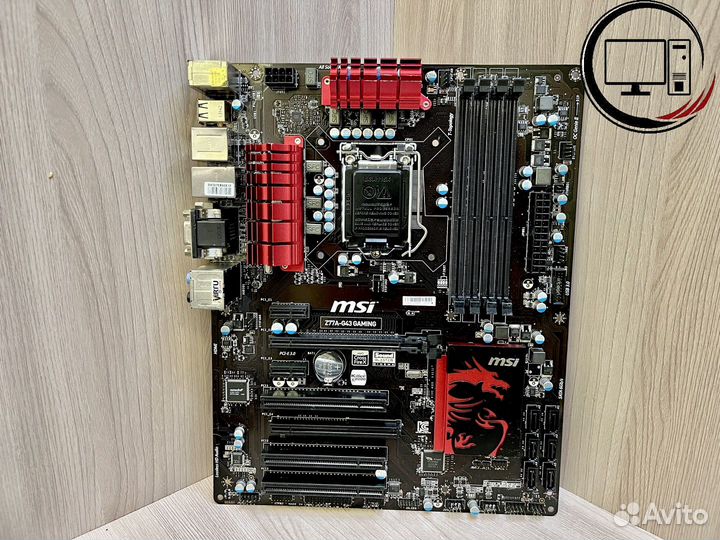 Материнская плата 1155 MSI Z77A-G43 gaming
