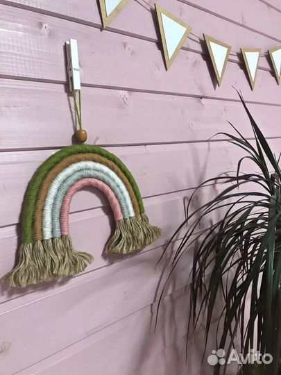 Радуга макраме сканди декор для детской