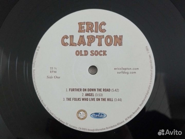 Eric Clapton, Old Sock 2013,LP