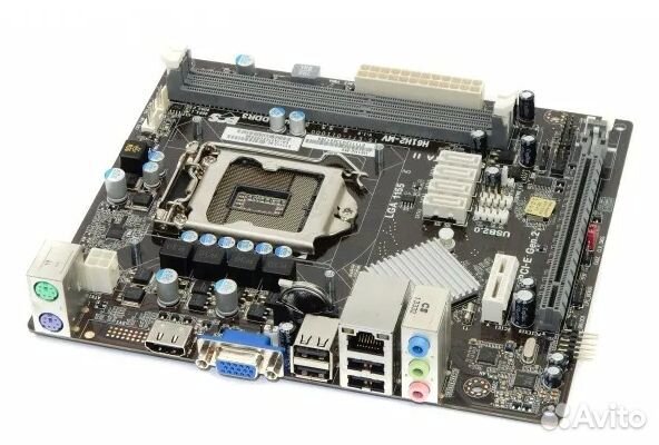 Материнская плата 1155 с процессором i3 и ddr3-4gb