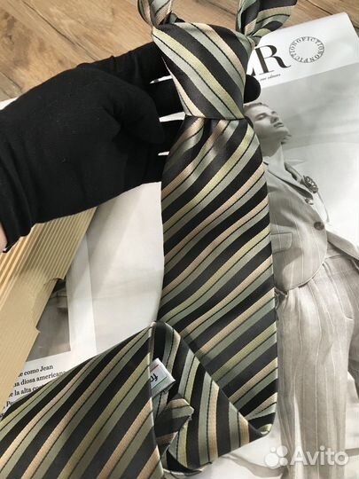 Галстук хаки от Franko Италия