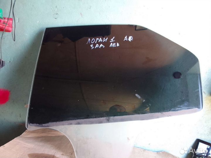 Стекло двери задние левое Renault Logan 1