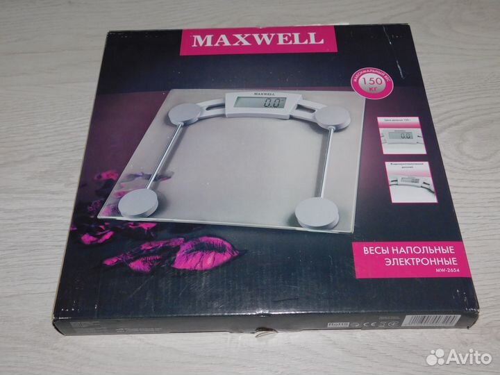 Весы напольные электронные maxwell MW-2654