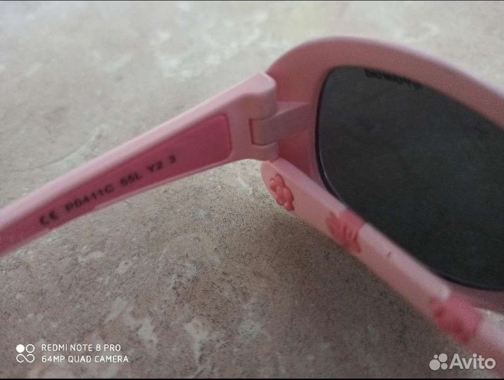 Детские солнцезащитные очки для девочки 2-4 года