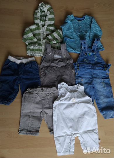 Вещи пакетом для девочки 62 68 74