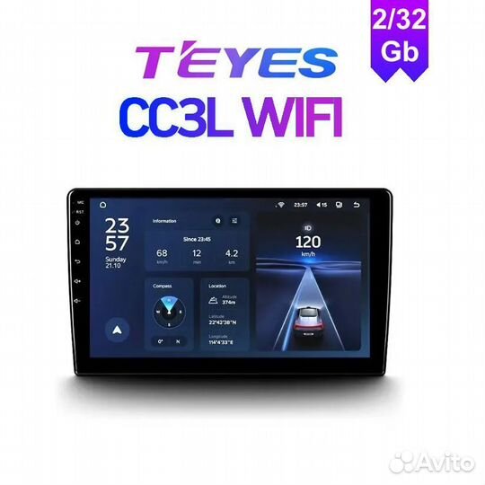 Магнитола Teyes CC3L Wi-Fi 2/32 9 и 10 дюймов