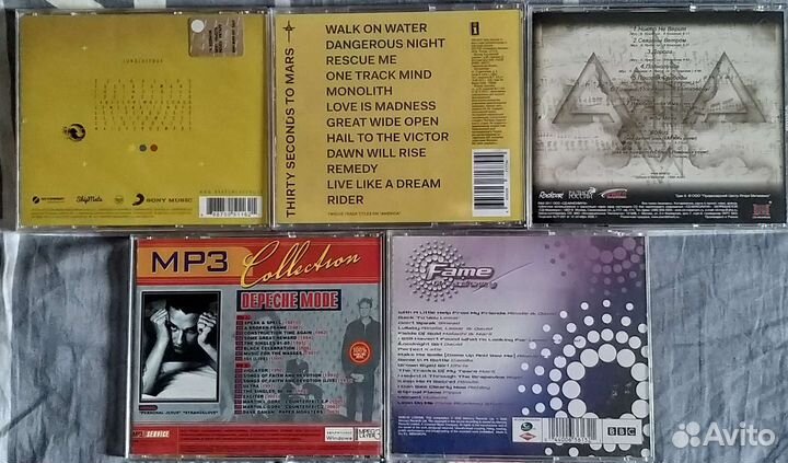 Коллекция CD, LP с музыкой