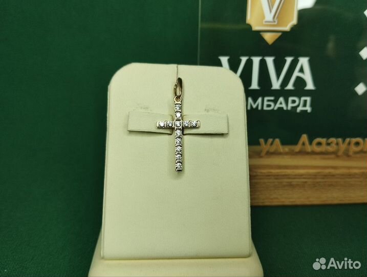 Золотой крест 585 1,34гр