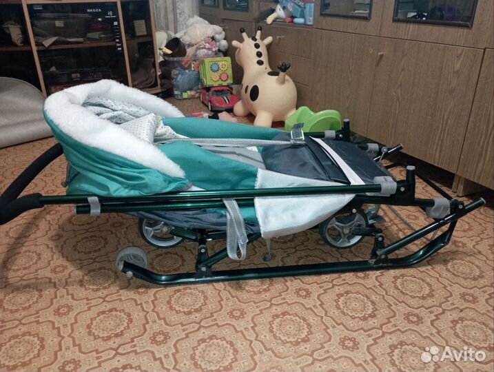 Детские зимние санки б/у