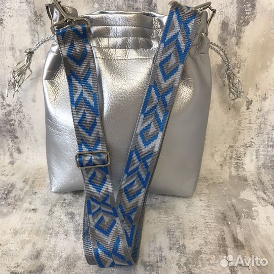 Сумочки серебро Эко Кожа комплект