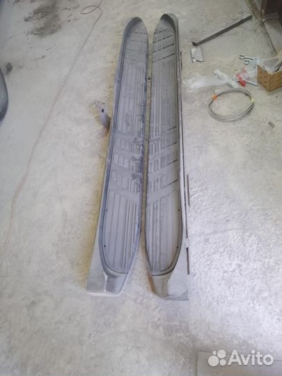 Подножки на Тойота land Крузер Прадо