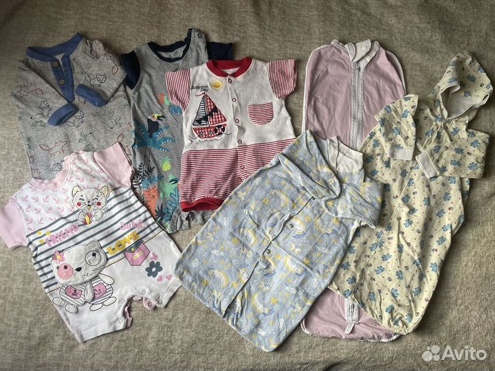 Одежда для девочки 50 56 1-3 мес