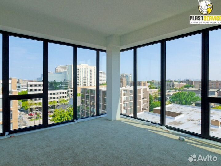 Панорамные окна, панорамное остекление, балконы