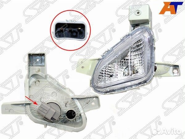 Фара противотуманная hyundai sonata VII 14-20