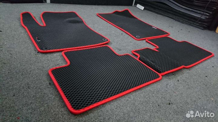 Автоковрики EVA для Geely Coolray SX11, чёрн