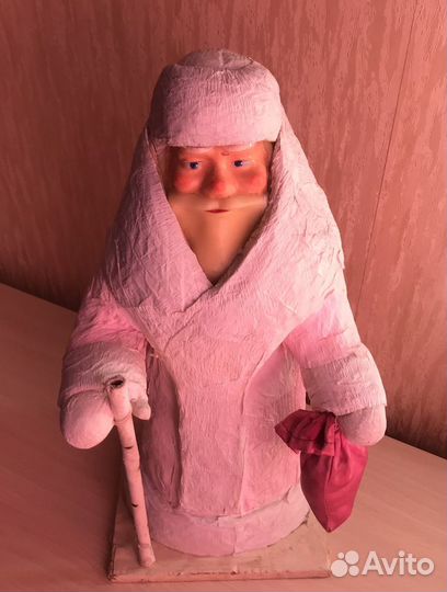 Большой Дедушка Мороз Папье-маше, советских времен