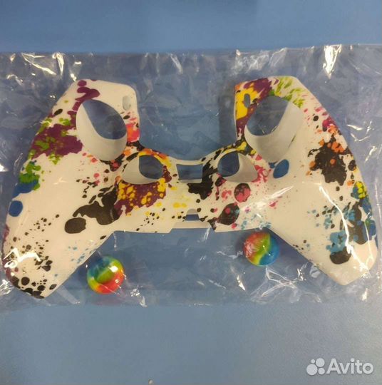 Чехлы для DualSense PS5 с накладками