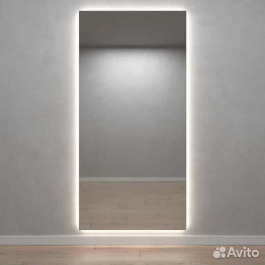 Зеркало настенное размер 220х70