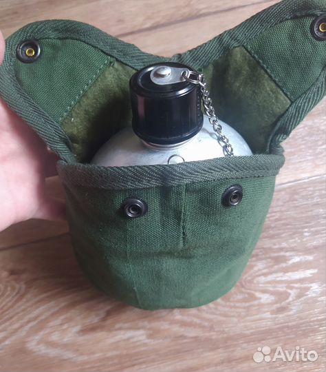 Фляга армейская с чехлом