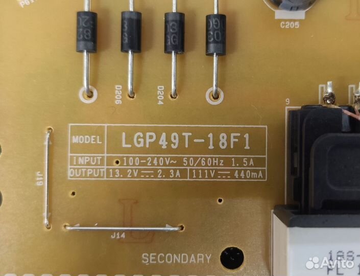 Блок питания EAX67865401(1.6) LGP49T-18F1