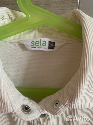 Вельветовая рубашка для девочки р.140