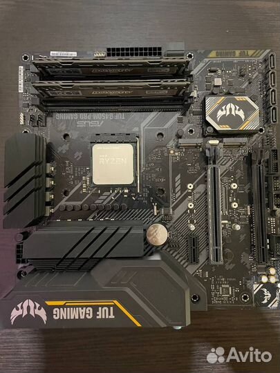 Материнская плата asus TUF B450M-PRO gaming