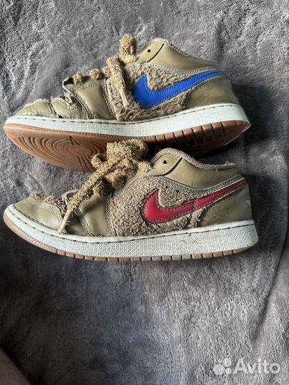 Nike air jordan 1 low Utility GS Teddy Bear