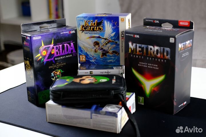 New Nintendo 3DS XL Metallic Blue + Мега игры