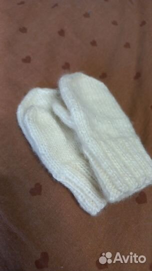 Варежки зимние детские