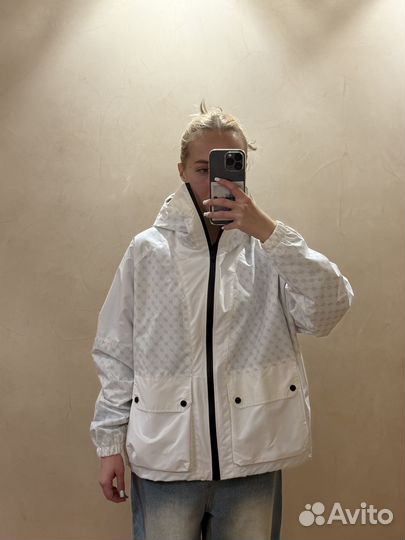 Ветровка yumms windbreaker белая (S)