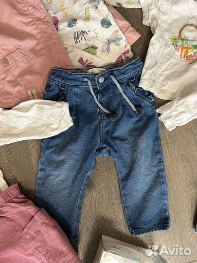 Одежда для девочки пакетом 74 zara
