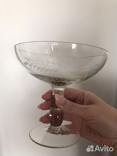 Вазочка стеклянная времен СССР