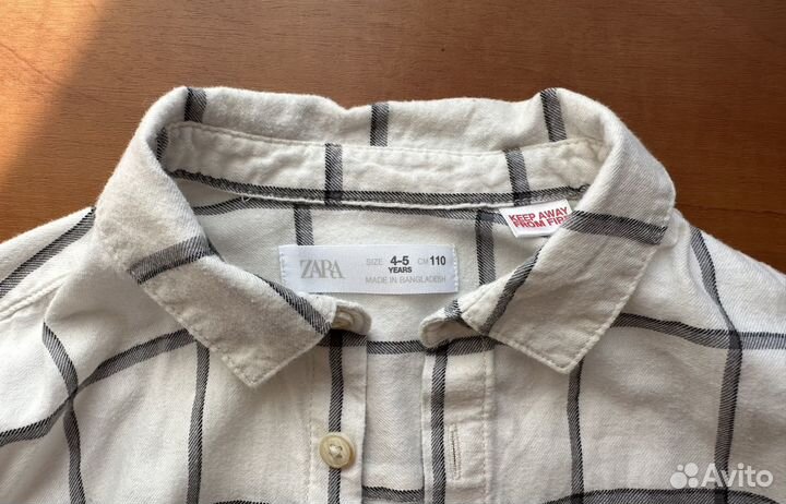Рубашка Zara для мальчика 110