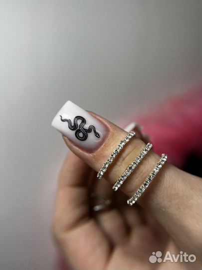 Маникюр наращивание