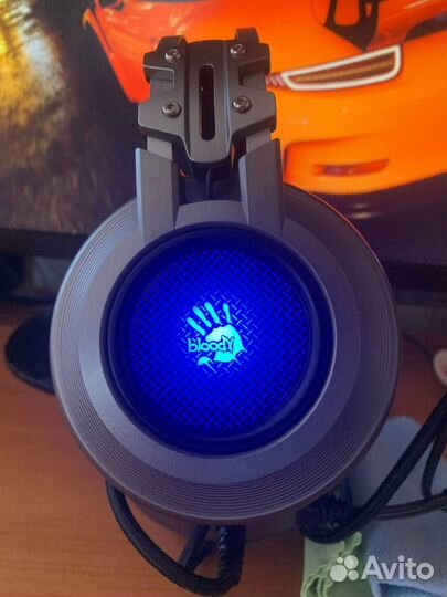 Игровые проводные наушники Bloody J527