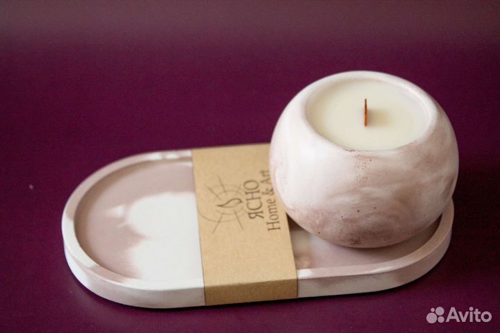 Свечи из кокосового воска