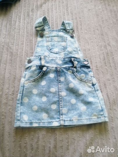 Джинсовый сарафан, платье